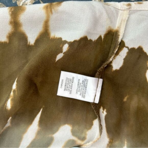 YBF Women's Tie-Dye Blouse - Pink, Green, and White - Picture 8 of 9